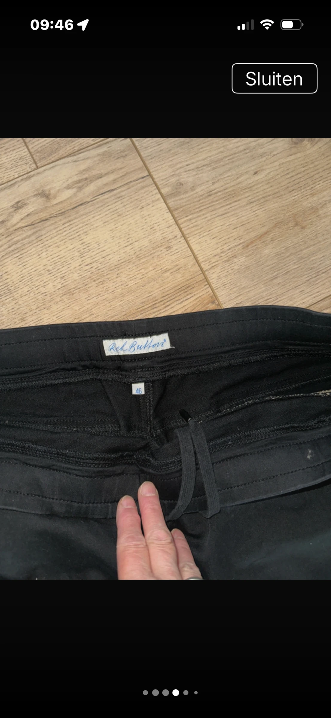 Red button broek  – photo 3